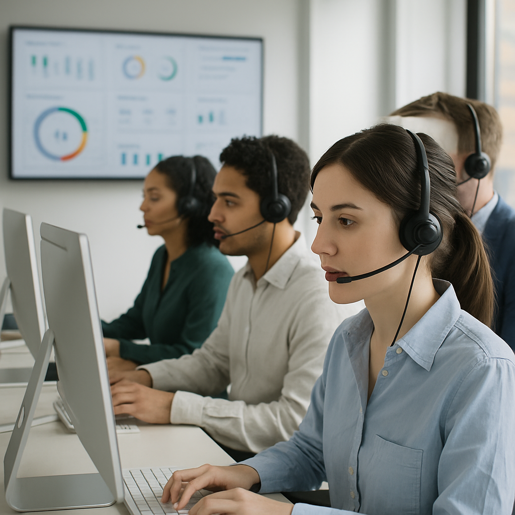 24/7 contact centre dispatchers handling fleet breakdown calls
